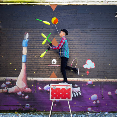 Paul Klaass: A one-man circus show featuring hilarious comedy skits and world-klaass juggling!