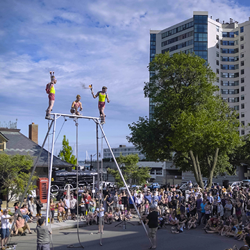 The Biggest Little Circus: Spectacular aerials,  OMG juggling,  good ol' Kiwi comedy and LOADS OF LYCRA! 