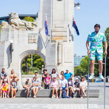 Bridge of Remembrance Busking Pitch: Presented by Adgraphix