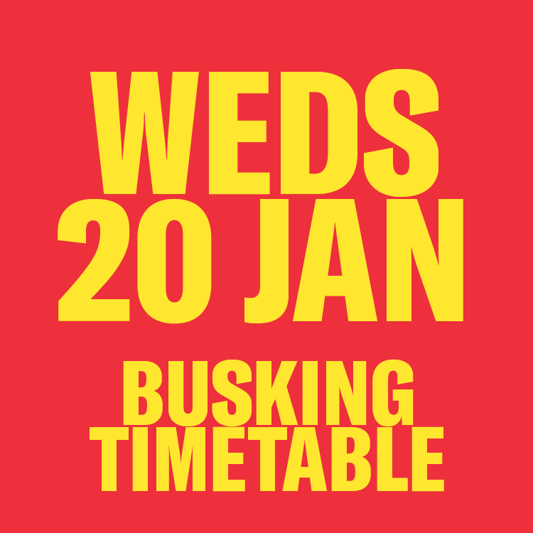 Wed 20 Jan Timetable gallery image