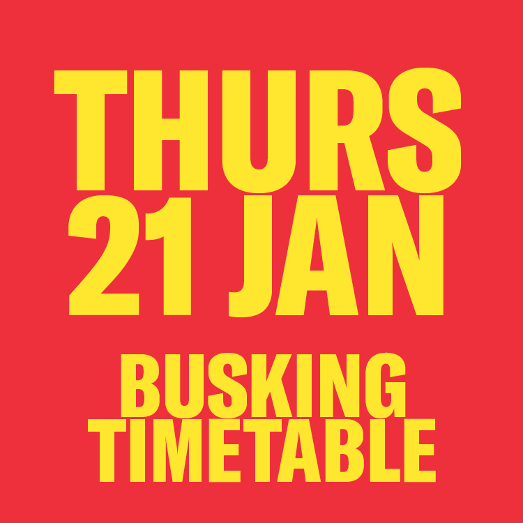 Thu 21 Jan Timetable gallery image