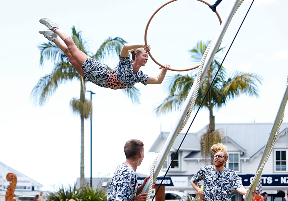 The Biggest Little Circus: Spectacular aerials,  OMG juggling,  good ol' Kiwi comedy and LOADS OF LYCRA!  gallery image