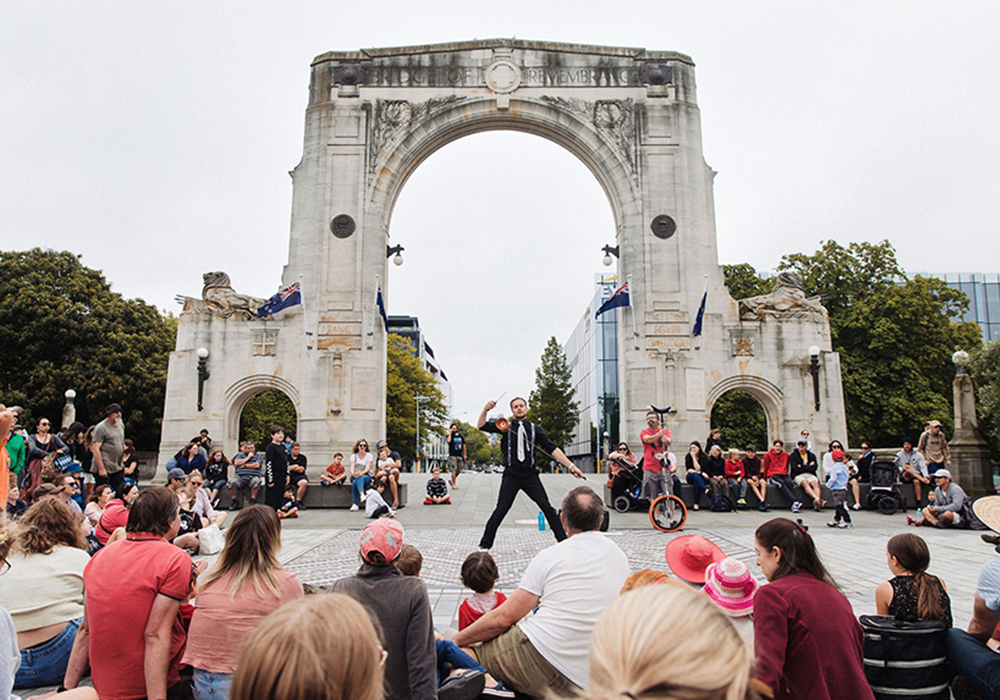 Bridge of Remembrance Busking Pitch: Presented by Adgraphix gallery image