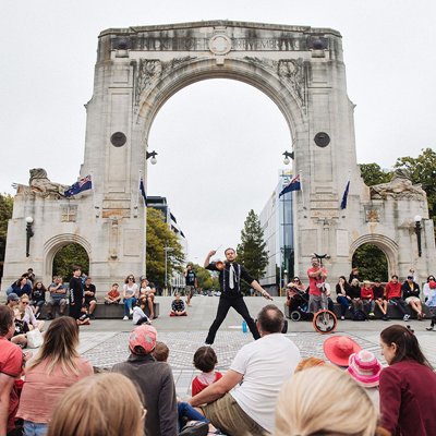 Bridge of Remembrance Busking Pitch: Presented by Adgraphix